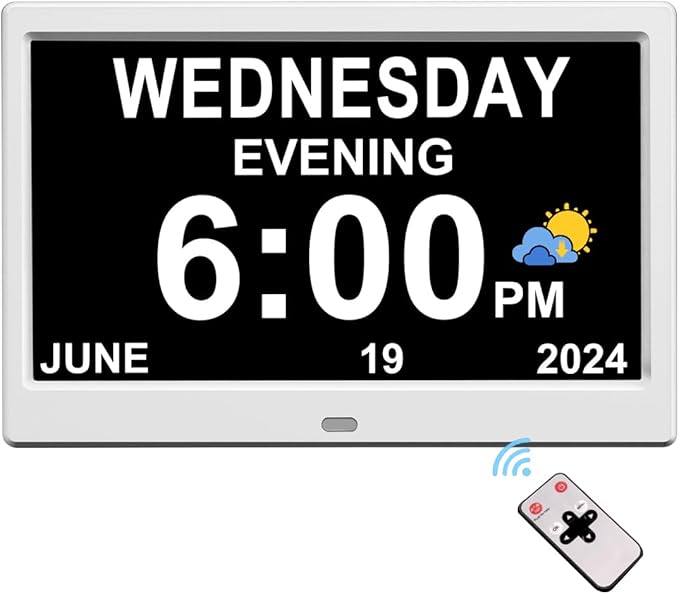CAZOKASI Extra Large Impaired Vision Digital Alarm Clock by CAZOKASI