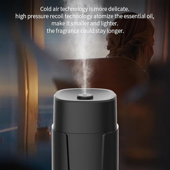 Waterless Scent Diffuser – 1200 Sq Ft Coverage, Essential Oil Diffuser - Image 6