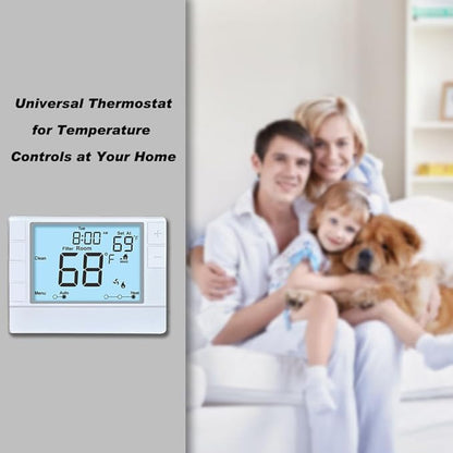 Thermostat for Home, Premium Heat Pump Room Temperature Controller, - Image 7