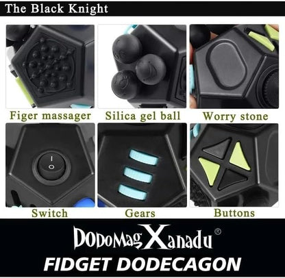 Fidget Dodecagon –12-Side Fidget Toys Cube Relieves Stress and Anxiety Anti - Image 3