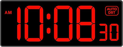 Soobest LED Digital Wall Clock, Large Digital Clock Bold Numbers by Soobest