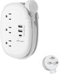 Alitayee USB C Travel Power Strip, Portable Power Strip by Alitayee