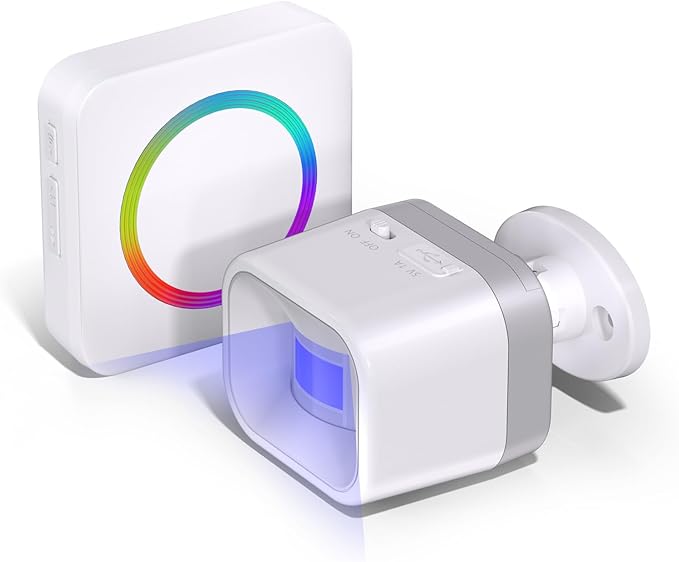 Wireless Motion Sensor Door Chime by COTINSE