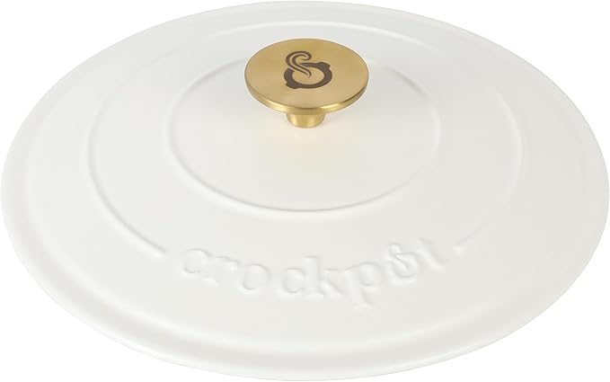 Crock-Pot Artisan 7-Quart Round Dutch Oven – Matte Linen White - Image 5