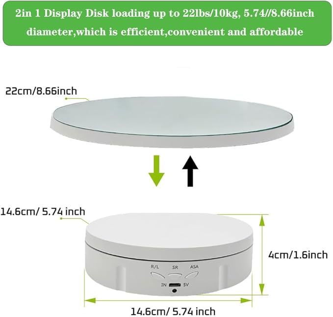 JAYEGT 3 in 1 Rotating Display Stand - Image 2