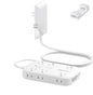 Extension Cord with Outlet Cover & Multi USB- 5 FT, Ultra Thin Outlet Concealer by YourBetterchoice