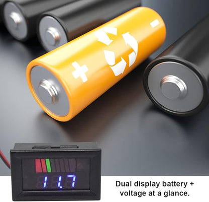 Battery Charge Level Indicator Universal Car Battery Capacity Meter Tester - Image 8