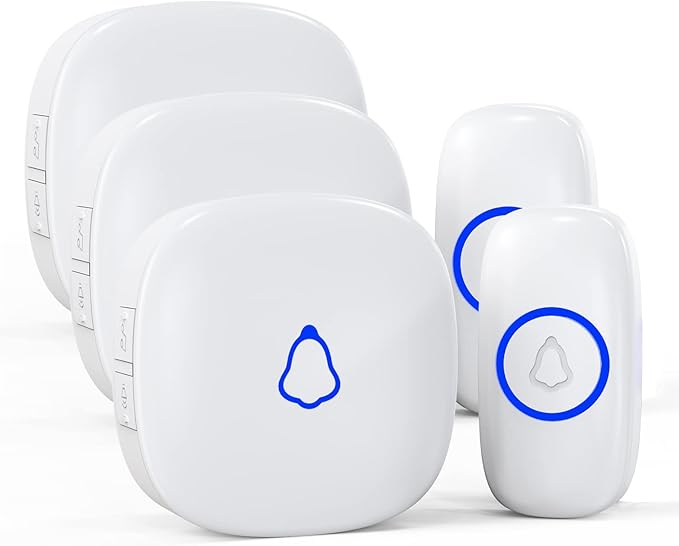 Wireless Doorbell, Remote Door Bell Ringer Wireless Long Range 1000FT, Matt by SECRUI