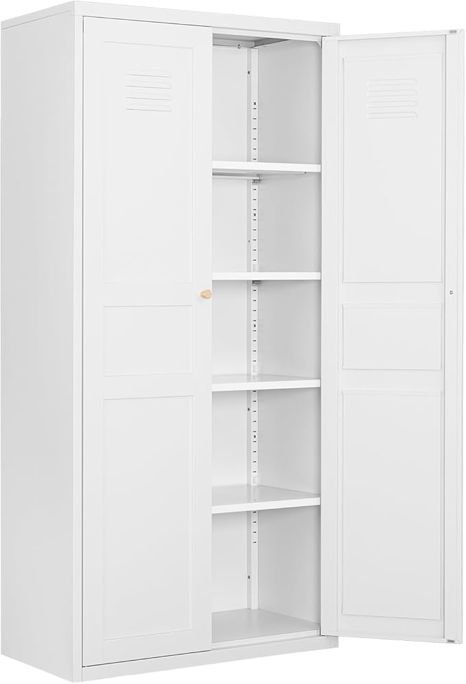 Metal Storage Cabinet-71” Tall Steel File Cabinets by Fesbos