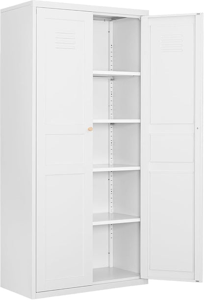 Metal Storage Cabinet-71” Tall Steel File Cabinets by Fesbos