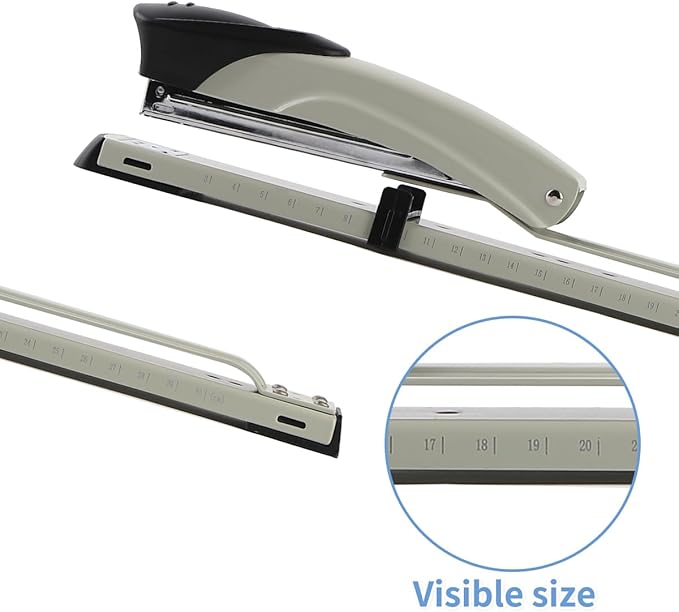 Long Reach Stapler, with 2000 Staples & Stapler Remover Full Strip，20-25 Sheet - Image 6
