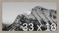 Frame It Easy 33 x 18 Rustic Gray Wood Frame by FrameItEasy