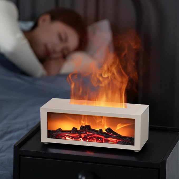 Essential Oil Diffuser, Fireplace Flame Oil Diffuser - Image 6