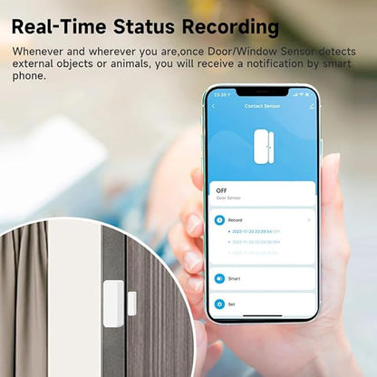 IHSENO WiFi Door Window Sensor, Smart Door Open/Closed Detector - Image 7