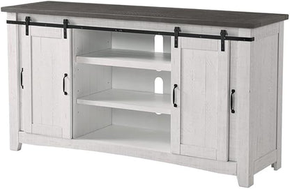 Martin Svensson Home Rustic 65” Solid Wood TV Stand - Image 7