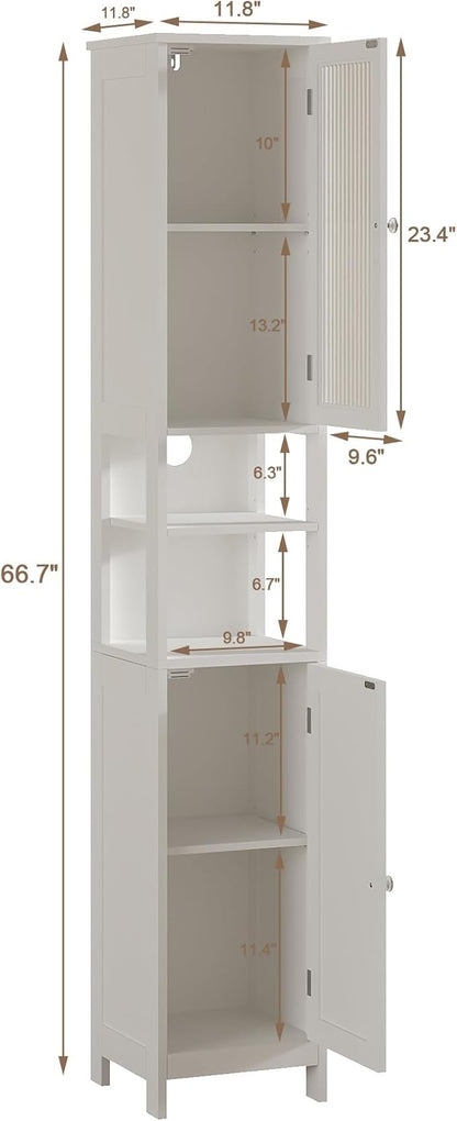 ChooChoo Tall Bathroom Storage Cabinet - Image 3