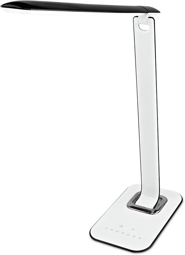 Turcom LED Desk Lamp With USB Charging Port Dimmable Touch Controls w/Color - Image 8