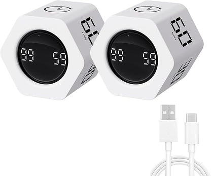 Productivity Timer Flip Gravity Sensor Cube Timer Countdown & Countup, Mute & by LUCKYTIME
