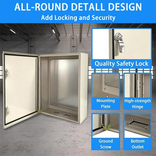 Carbon Steel Enclosure, IP66 Waterproof & Dustproof Electrical Metal Box - Image 5