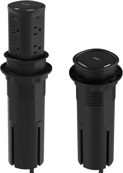 Jgstkcity Pop up Outlet for Countertop, 65W USB C Fast Charging, 15W Wireless - Image 6