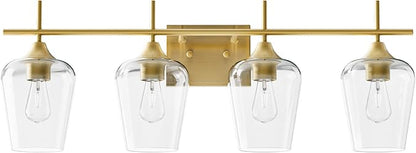 VONLUCE Bathroom Vanity Light, 4 Light Bathroom Light Fixture Over Mirror by Vonluce