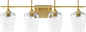 VONLUCE Bathroom Vanity Light, 4 Light Bathroom Light Fixture Over Mirror by Vonluce