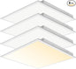 CycevSun 4-Pack 2x2 LED Flat Panel Light Drop Ceiling, 0-10V Dimmable, 3CCT by CycevSun