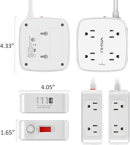 5Ft Surge Protector Power Strip - Image 7