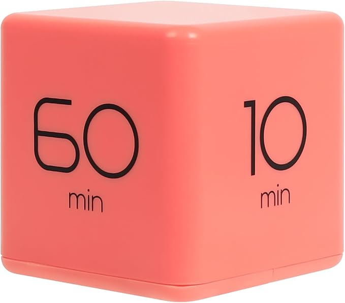 mooas Cube Timer, Timers Cube Flip Block Timers Productivity Gravity Sensor by mooas