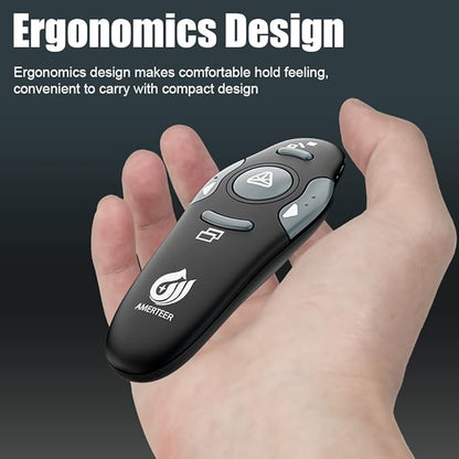 AMERTEER Presentation Clicker Wireless Presenter Remote Clicker - Image 5