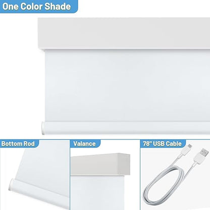 Motorized Blinds with Remote, Automatic Shades Work with Alexa/Google/Apple Home - Image 4