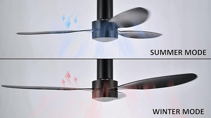 SMAAIR 52" Smart Flush Mount Ceiling Fans - Image 3