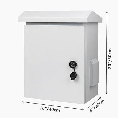 Outdoor Electrical Box 20'' x 16'' x 8'' One-Piece Ventilation Design - Image 4