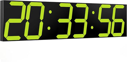 CHKOSDA Digital Wall Clock, Oversize Digital Clock by CHKOSDA