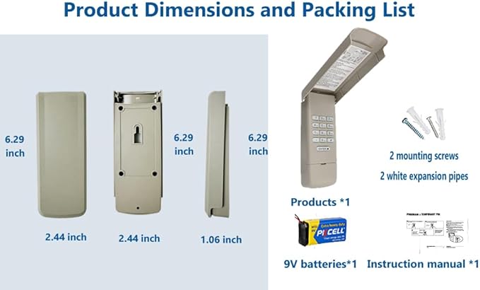 Universal Garage Door Opener Keypad - Image 5