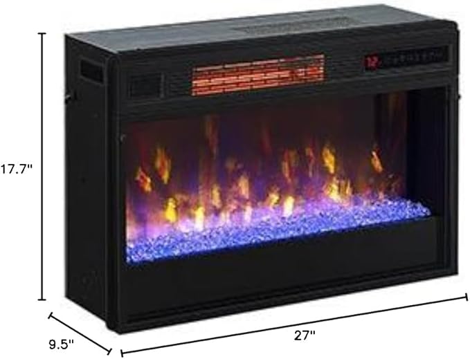 ClassicFlame 26" 3D SpectraFire Plus Infrared Fireplace Insert - Image 7