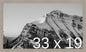 Frame It Easy 33 x 19 Rustic Gray Wood Frame by FrameItEasy