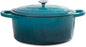 Crock-Pot Artisan 5-Quart Round Enameled Cast Iron Dutch Oven – Teal Ombre by Crock-PotBrand