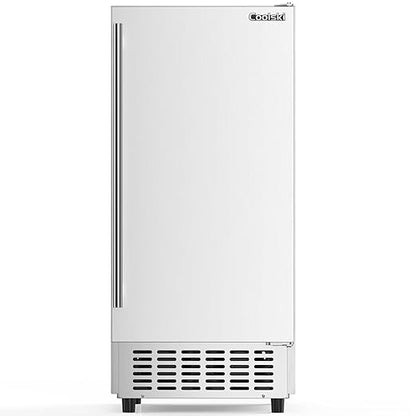 Coolski 15" W Commercial Under Counter Ice Maker Machine, Stainless Steel by Coolski