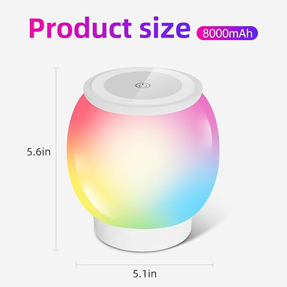 RGB ambient night light, Eye Caring, Stepless Dimming, Touch Night Lamp - Image 7