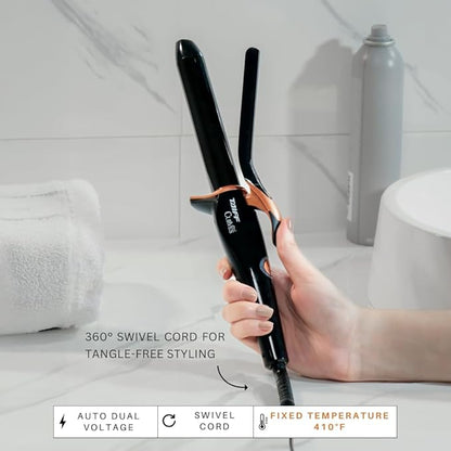 TAIFF Curves Professional Black Titanium Curling Iron – High-Performance Hair - Image 7