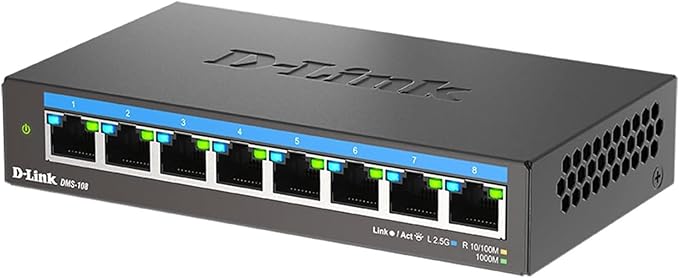 D-Link 8-Port 2.5GB Unmanaged Gaming Switch - Image 7