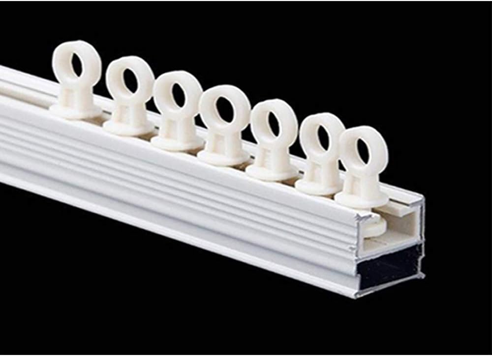 Luomorgo 50 Pcs Plastic Rollerbolt Window Curtain Glider Track Carrier Slide Wheels Rollers | Slide Wheels, Rollers