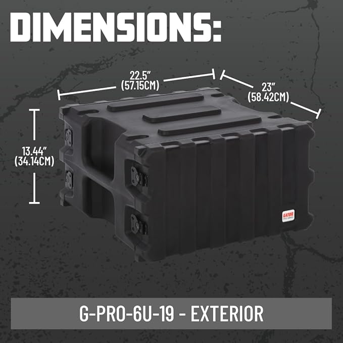 Gator Cases Pro Series 6U Rack Case - Image 7