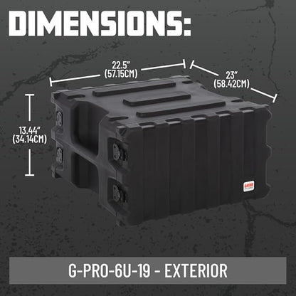 Gator Cases Pro Series 6U Rack Case - Image 7