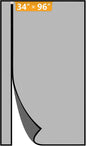 Yotache Reversible Left Right Side Opening Tall Magnetic Screen Door Fits Door by yotache