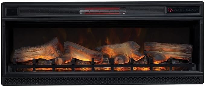 ClassicFlame 42" 3D Infrared Quartz Electric Fireplace Insert - Image 4
