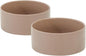 Ceramic 5.1inch Set of 2 Dog and Cat Bowls by Havniva