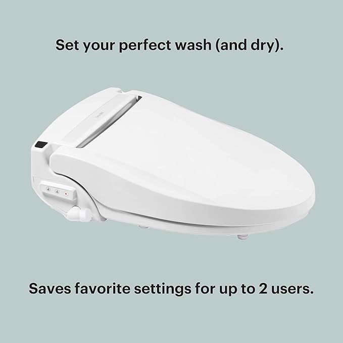 Brondell LE99 Bidet Toilet Seat, Fits Round Toilets, Electric Bidet - Image 7