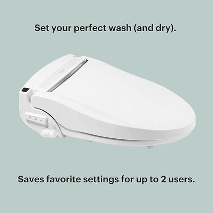 Brondell LE99 Bidet Toilet Seat, Fits Round Toilets, Electric Bidet - Image 7